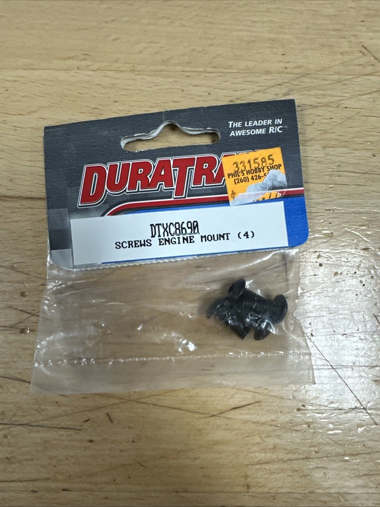 DURATRAX DTXC8690 SCREWS ENGINE MOUNT 4pc.