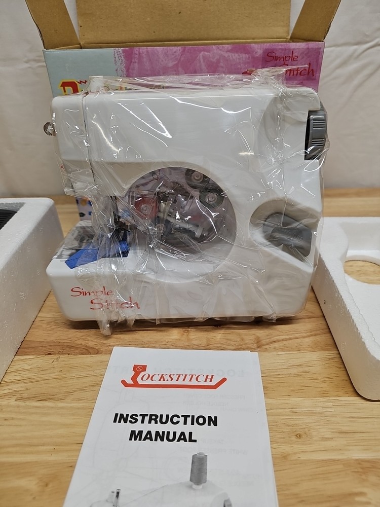 Simple Stitch Double Thread Sewing Machine New in Box Portable - 4 AA Batteries