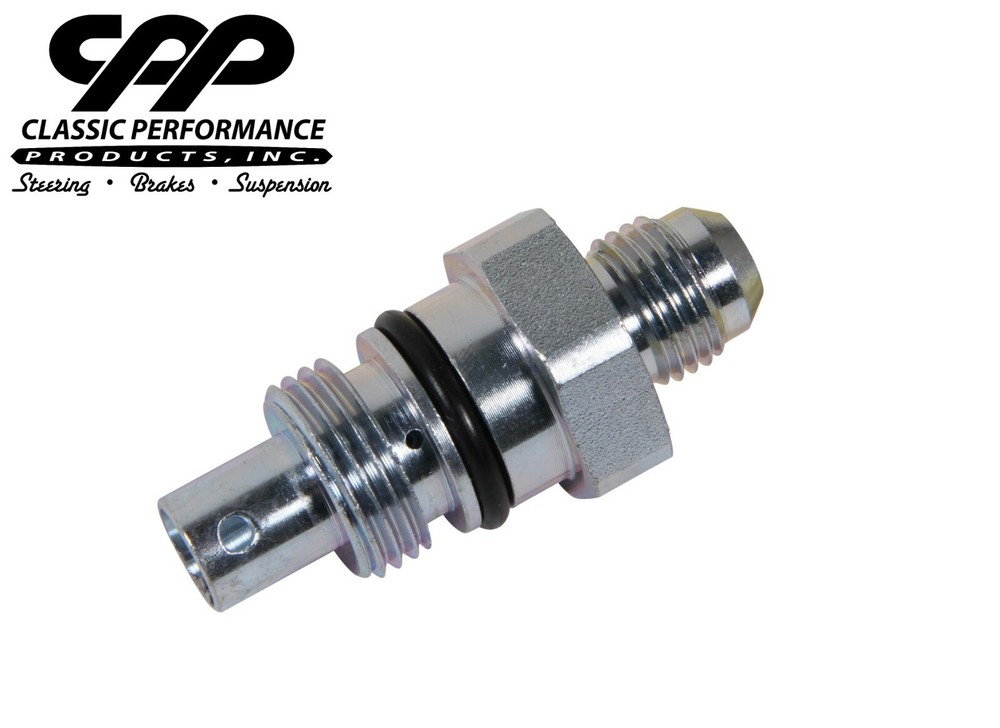 CPP Power Steering Flow Fitting Control Valve Type II GM Pump High Flow