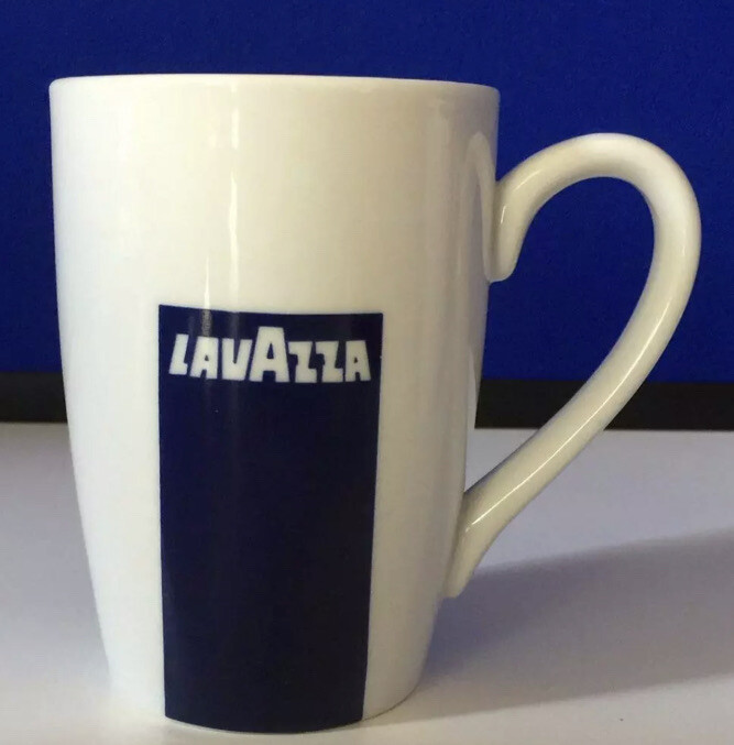 1 LAVAZZA Oneida Coffee Cup Mug Porcelain Cappuccino Latte Discontinued 10 Oz.