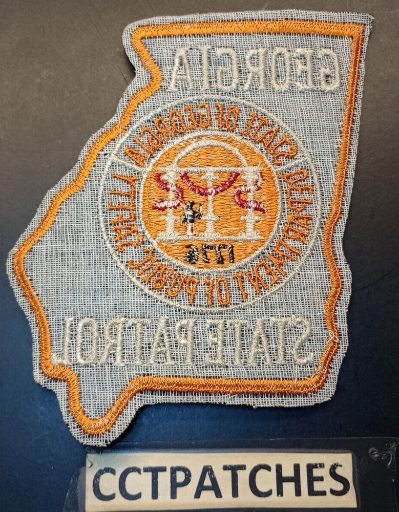GEORGIA STATE PATROL (FELT) SHOULDER PATCH GA