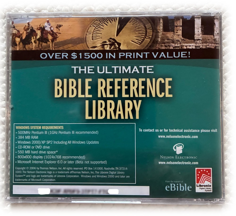 SEALED Ultimate Bible Reference Library • includes 100 Titles • Nelson eBible
