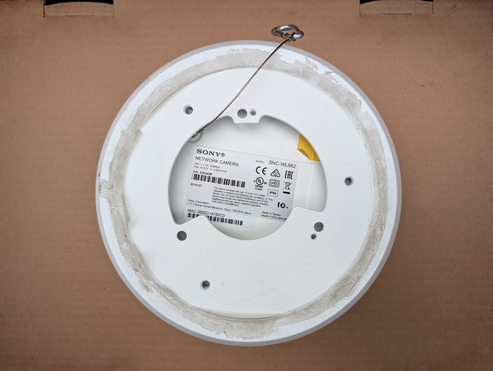 Sony SNC-WL862 20MP 4-Sensor IP Dome Camera – 360° Multi-Sensor – PoE – Tested