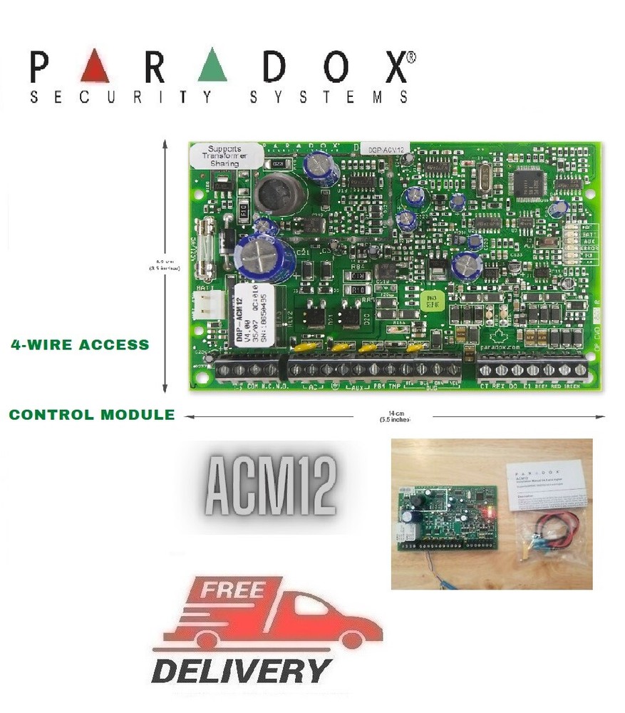 Paradox Security systems ACM12 4-Wire Access Control Module original genuine NEW