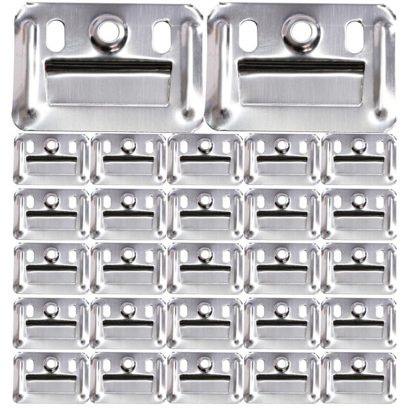 100pcs Wall Buckle Interlocking Hanging Bracket Couch Clips, Wall Panel Stain...