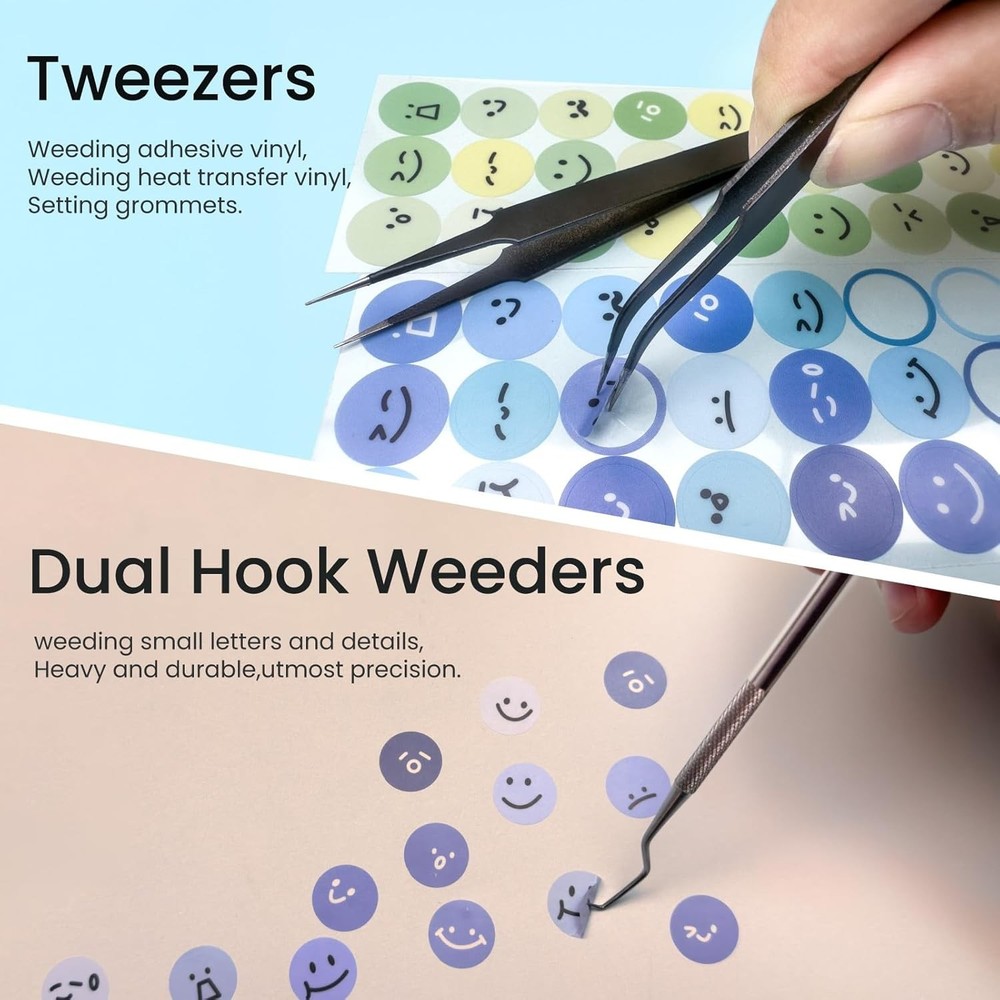 35 Piece Vinyl Weeding Tools Set - Precision Crafting Tools for Easy Weeding