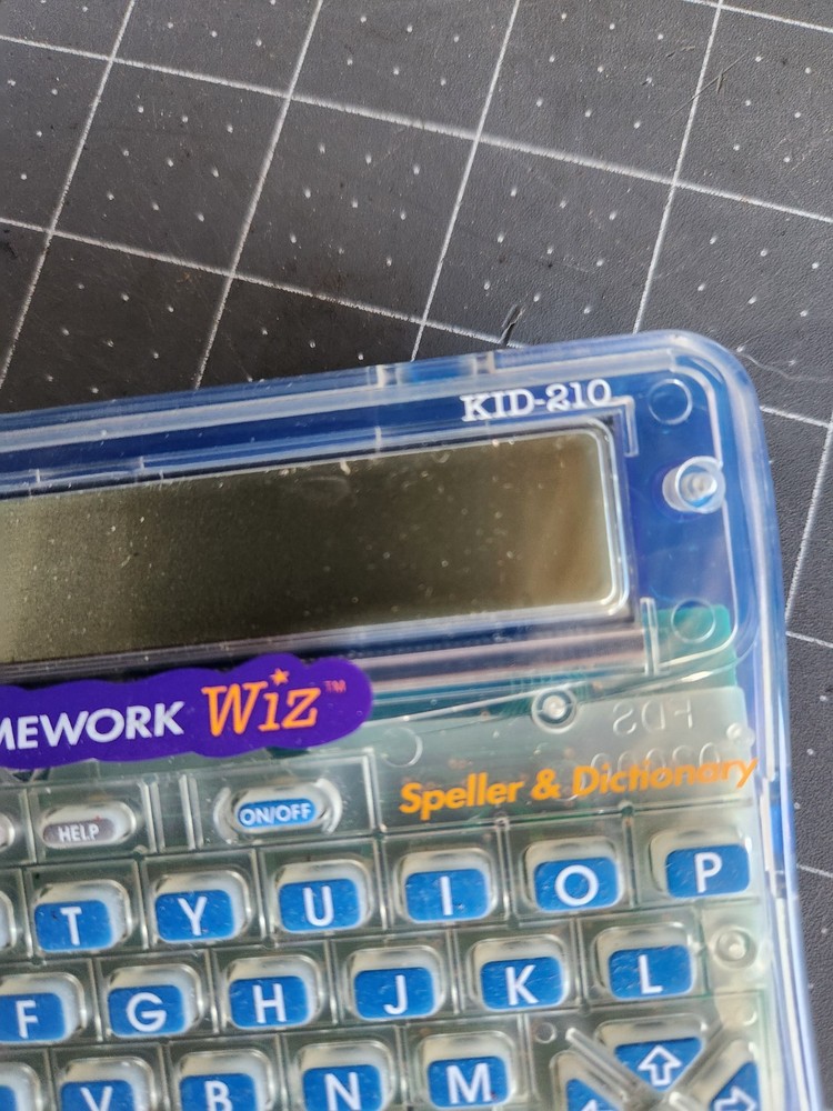 Franklin Homework Wiz KID-210 Handheld Spelling Dictionary Tested & Working!