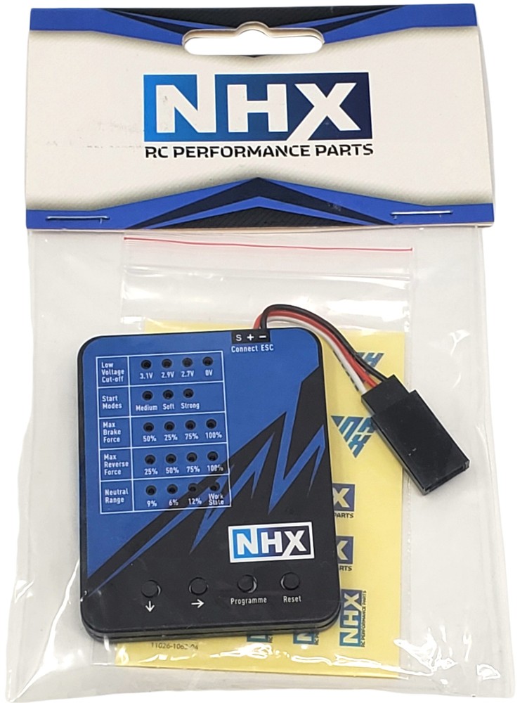 NHX RC Programming Card for Mini 18A Speed Control / ESC