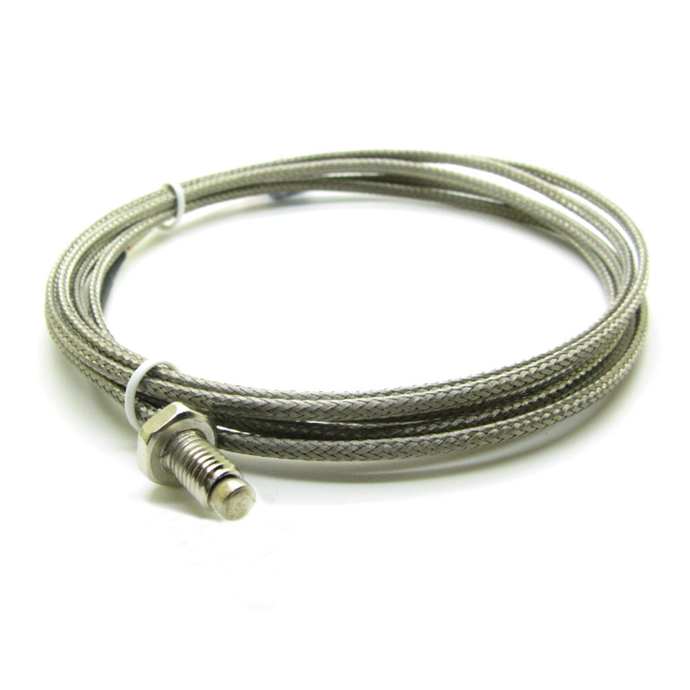 2M Cable K Type Screw Thermocouple Temperature Sensor Probe 6mm Thread 0-600℃