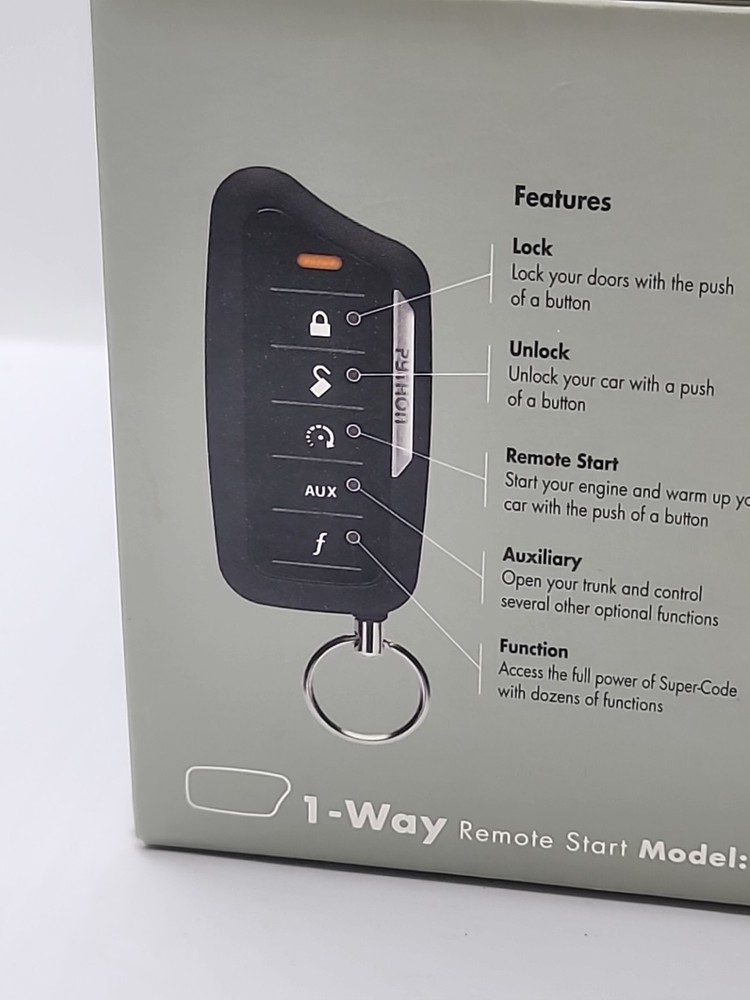 Python 4106P 1-Way Remote-Start System New