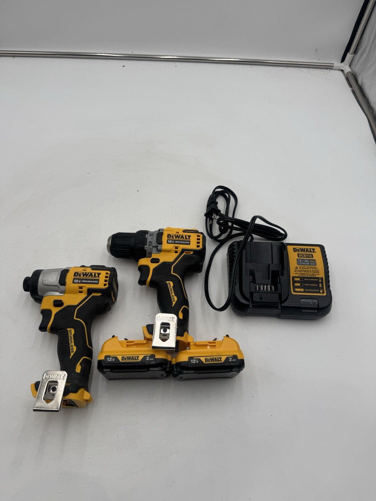 Dewalt DCK221F2 Xtreme 12V MAX Brushless Drill & Impact Driver Kit - New