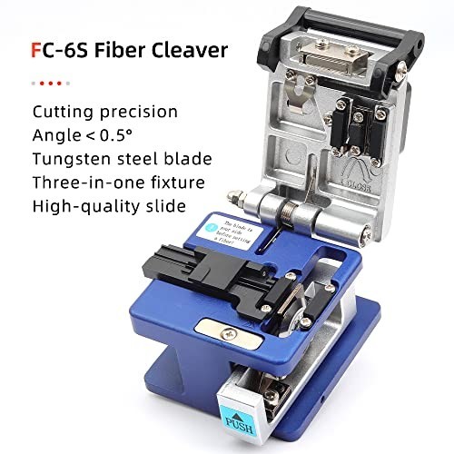 Fiber Optic Termination Tools Kit with Visual Fault Locator, Cleaver, Power Mete