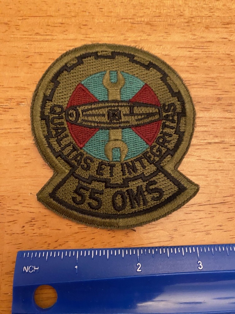 US AIR FORCE PATCH 55TH OMS SUBDUED INV9343