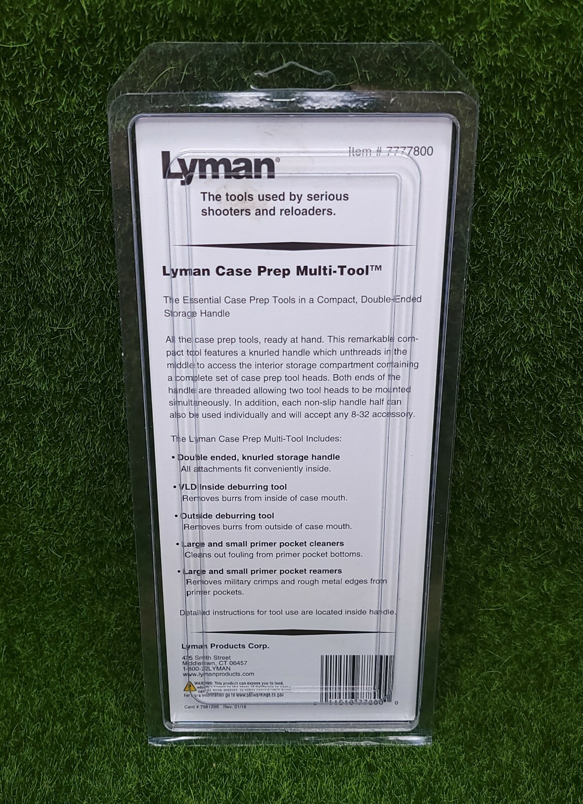 Lyman Case Prep Multi Tool, Deburring Tool, Primer Pocket Cleaners - 7777800