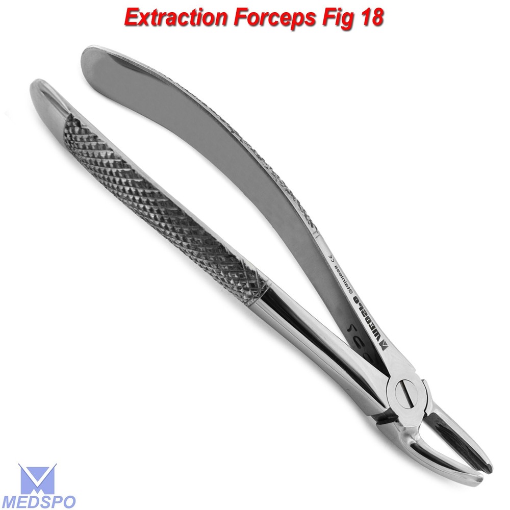 Dental Upper Molar Left Extracting Forceps Fig. 18 Extraction Instrument Tools