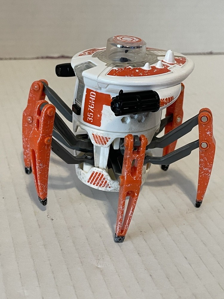 Hexbug Battlebots Spider Bot White Orange No Remote Untested