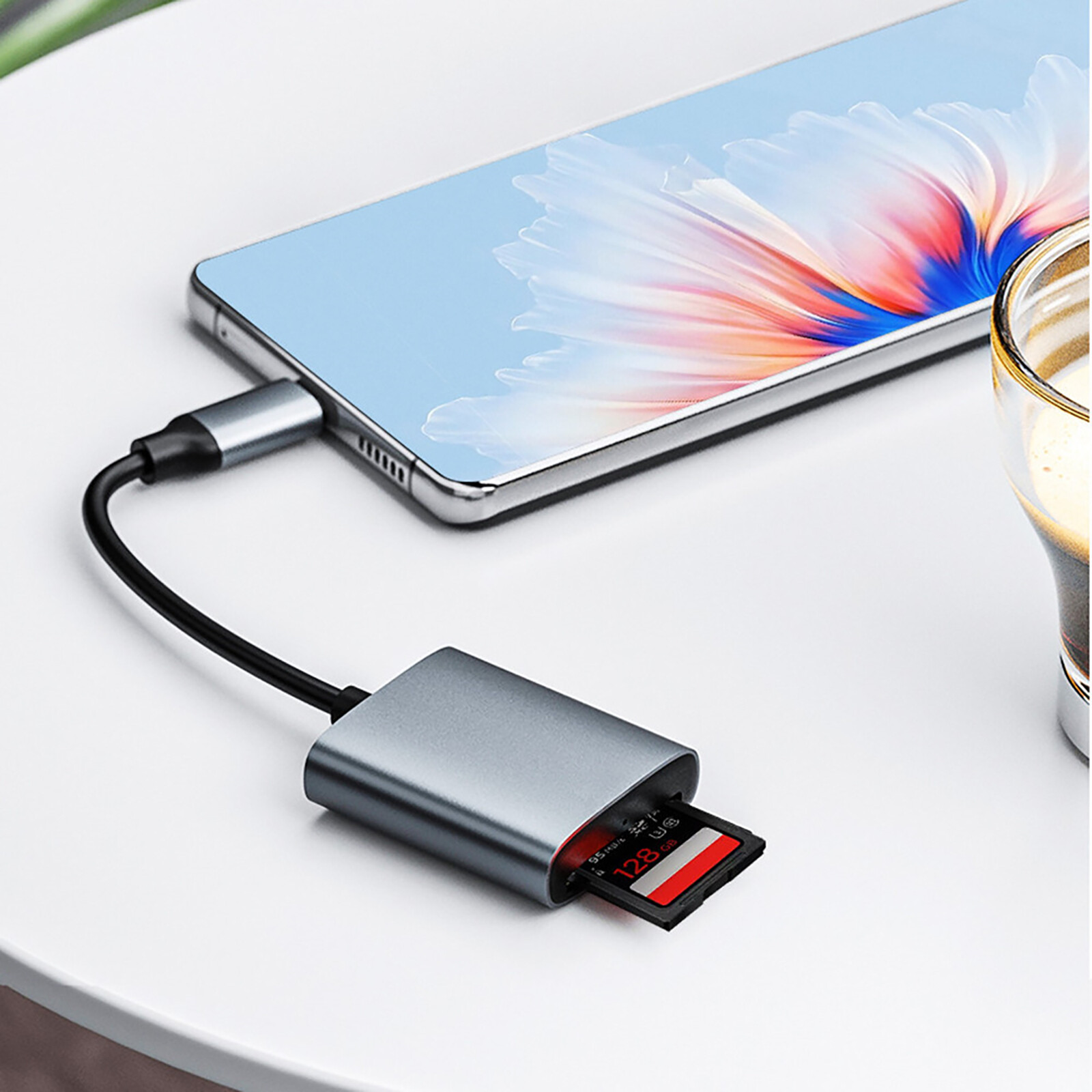 UHS-II SD Cards Reader Type C USB 3.1 High Speed 4.0 SD Card Reader Adpter