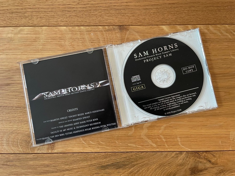 ProjectSAM – French Horn Section Sample CD Library (2002, Netherlands)