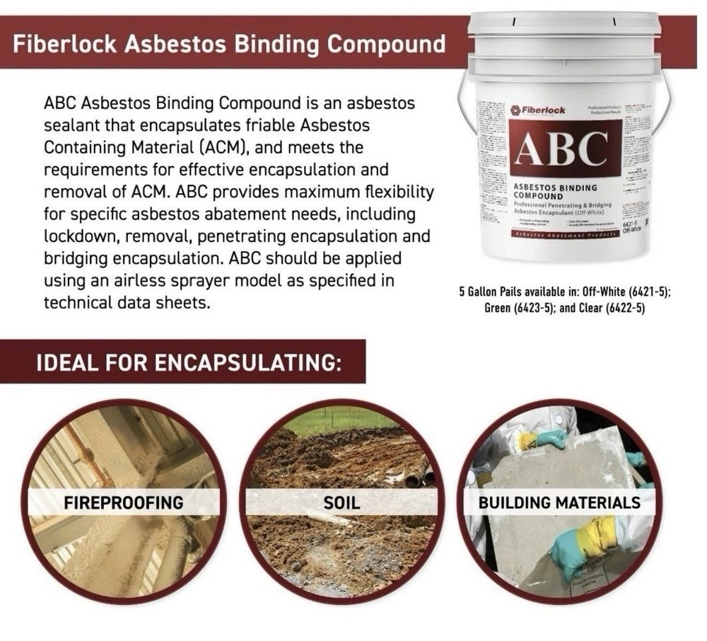 Asbestos Binding Compound, 5 Gallon