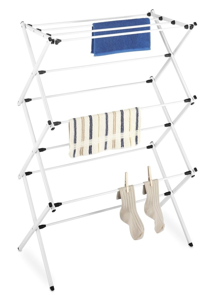 Foldable Clothes Drying Rack 3 Tier Laundry Drying Rack Collapsible Drying Rack