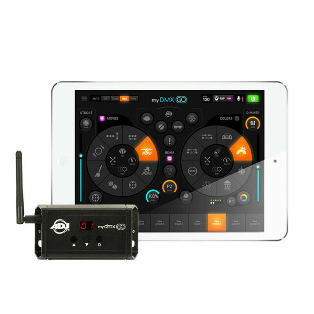 American DJ ADJ MYDMX GO Lighting Control App for iPad/Android Tablets
