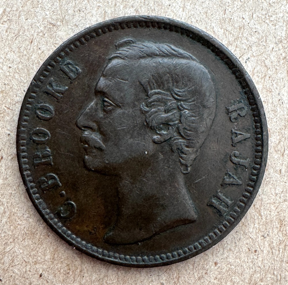 Sarawak, Cent, 1889 H, KM#6