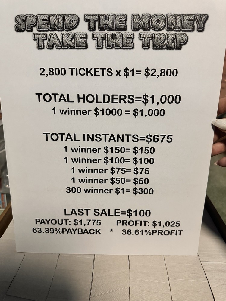 NEW pull tickets SHOW ME MONEY - Instant Tabs