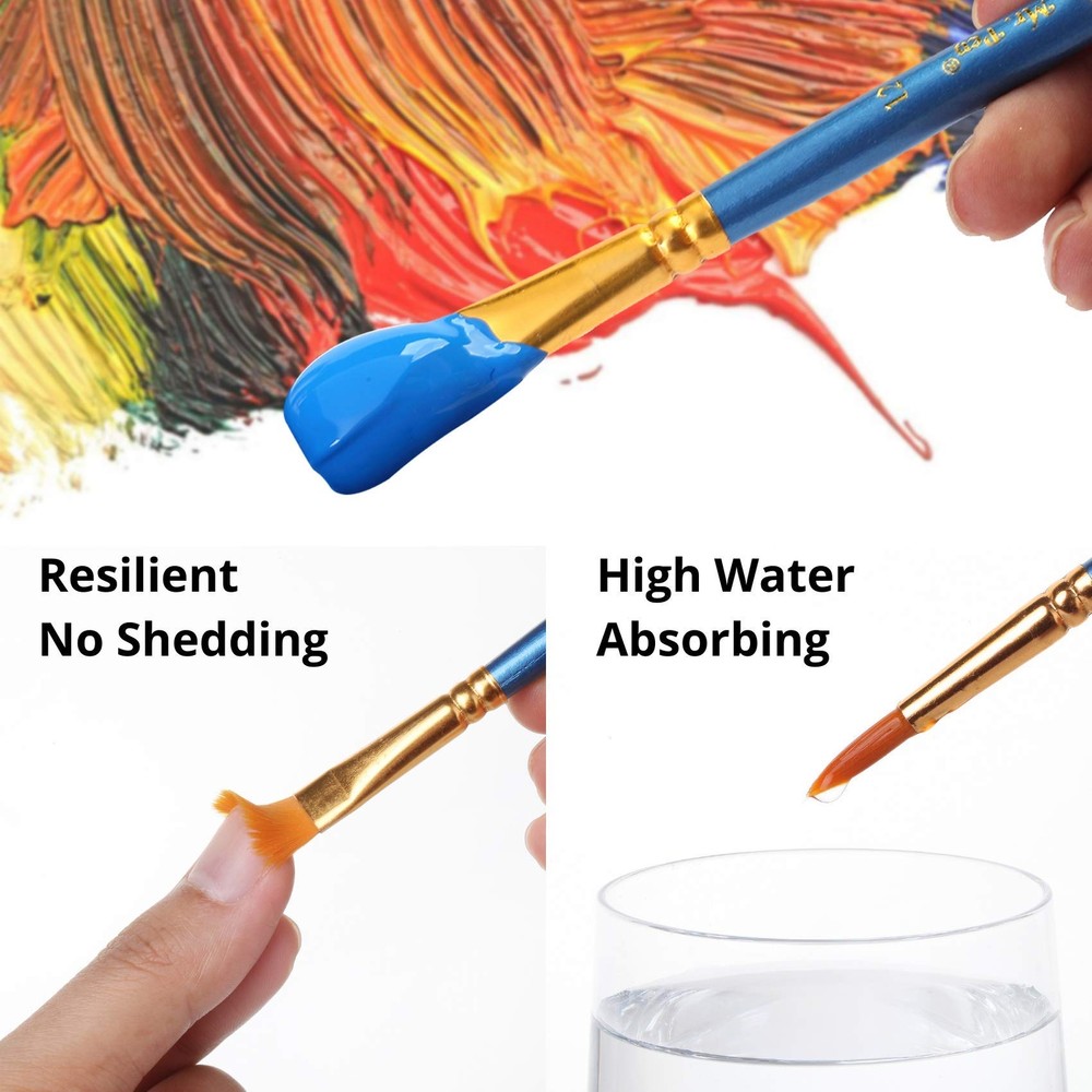 10 Pack Miniature Detail Paint Brushes Set Professional Tiny Paint Brushes