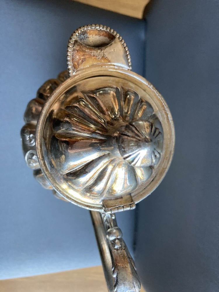 antique silverplate coffee pot