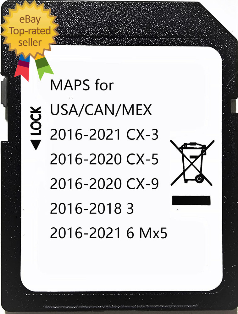 Latest Navigation SD Card, Compatible With:(2016-21)-Cx3. (2016-20)-Cx5.