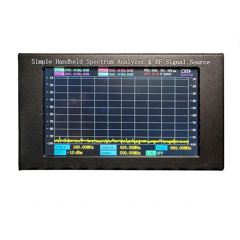 ZQ6 6G Simple Spectrum Analyzer & Tracking Generator & Signal Source 4.3" Touch