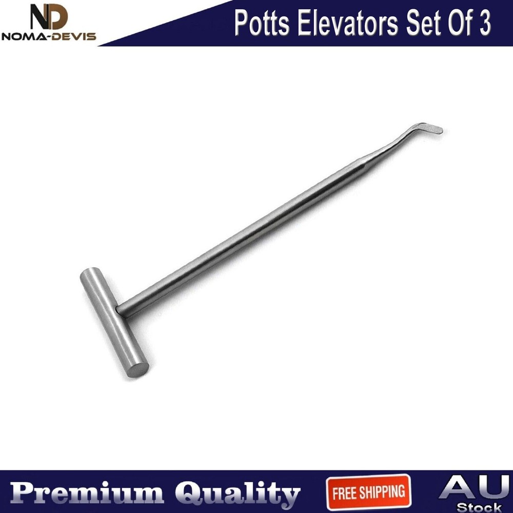Dental Potts Elevators Oral Surgery Tooth Roots Extraction Surgical Instruments