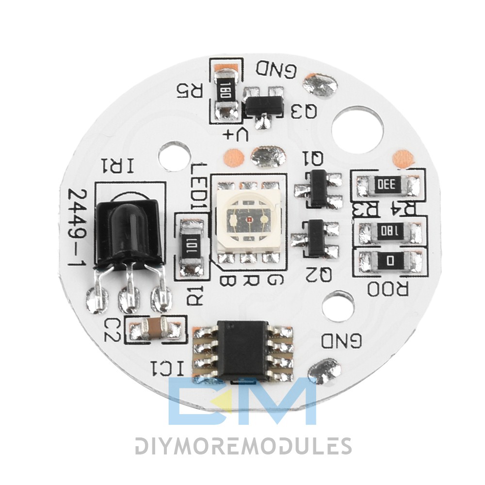DC 5V RGB Light Board 24 Key IR Wireless Remote Control Switch LED Control