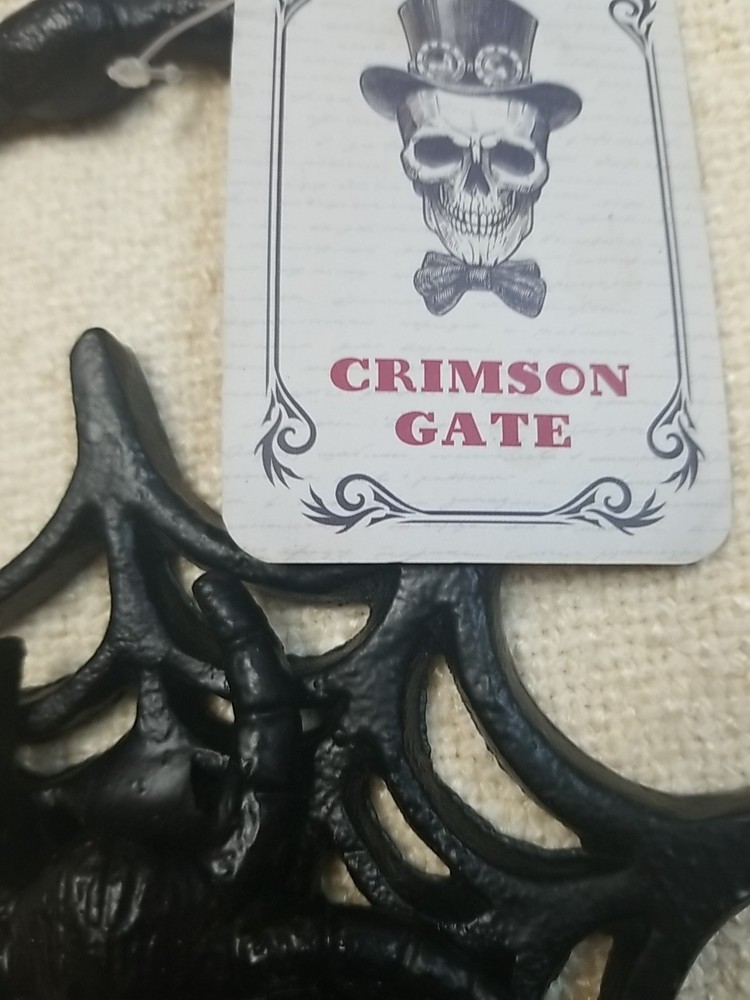 Grimson Gate cast Iron Spider web door knocker
