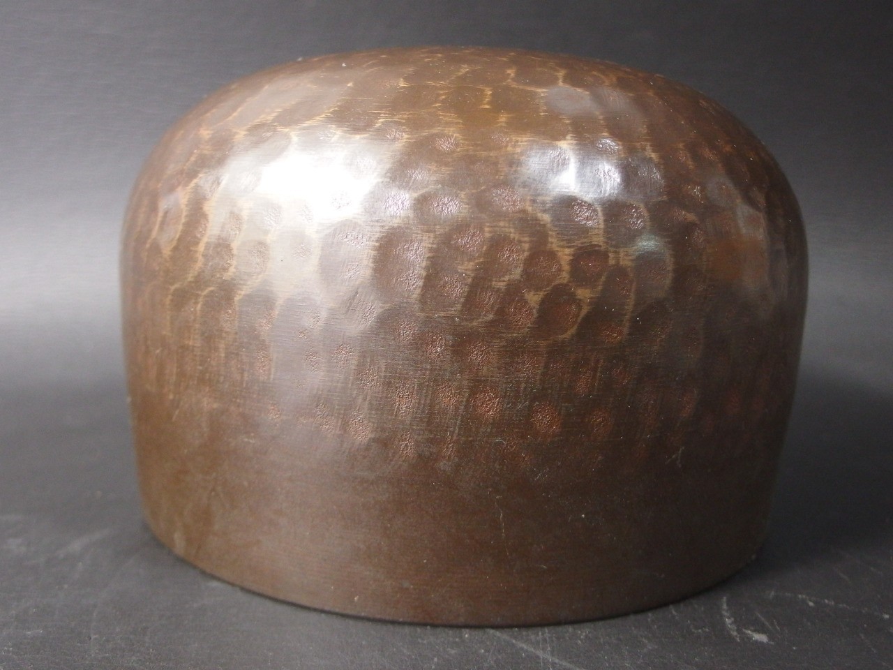 or2631 JAPANESE BUDDHIST SINGING BOWL ORIN GONG 7.1 inch / 18 cm Wide VINTAGE