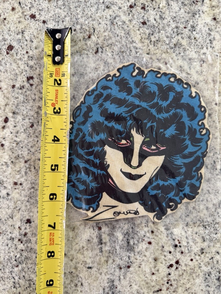 KISS 1980 SEALED ERIC CARR LARGE IRON ON PATCH MEXICO AUCOIN VINTAGE VERY RARE