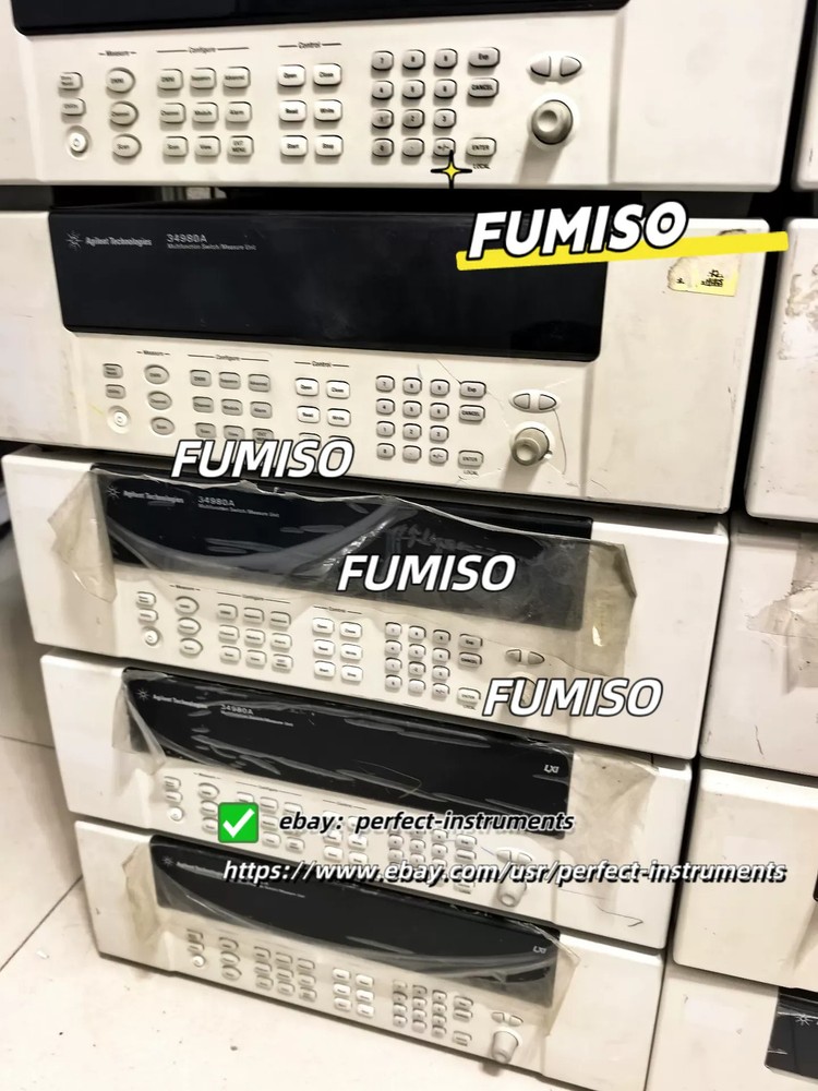 1 pcs Keysight Agilent 34980A Multifunction Switch Measurement Unit.#per