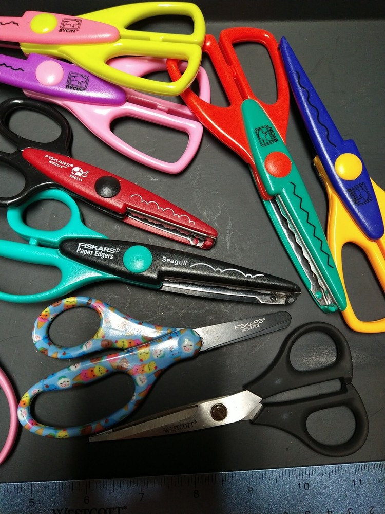 Craft Scissors Fiskars Bycin Westcott Used