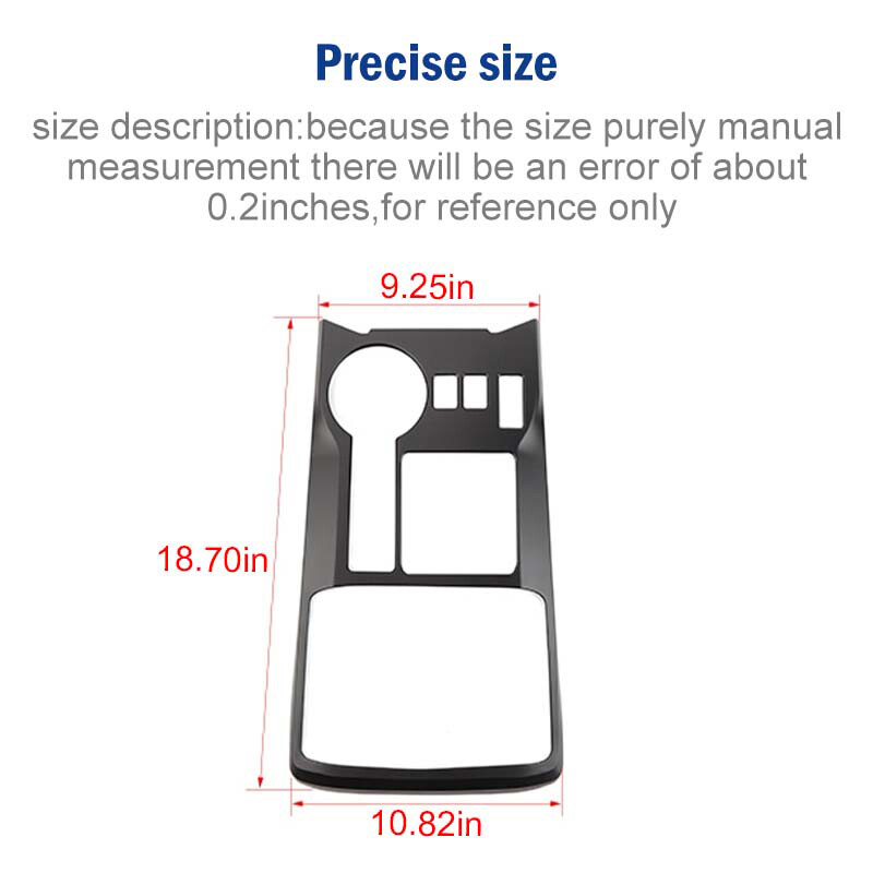 Car Center Console Gear Shift Box Panel Decoration Cover Trim For 4Runner 2010+