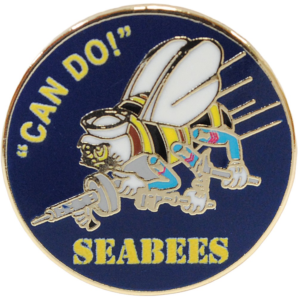 Seabees Lapel Pin Eagle Emblems (P14736)