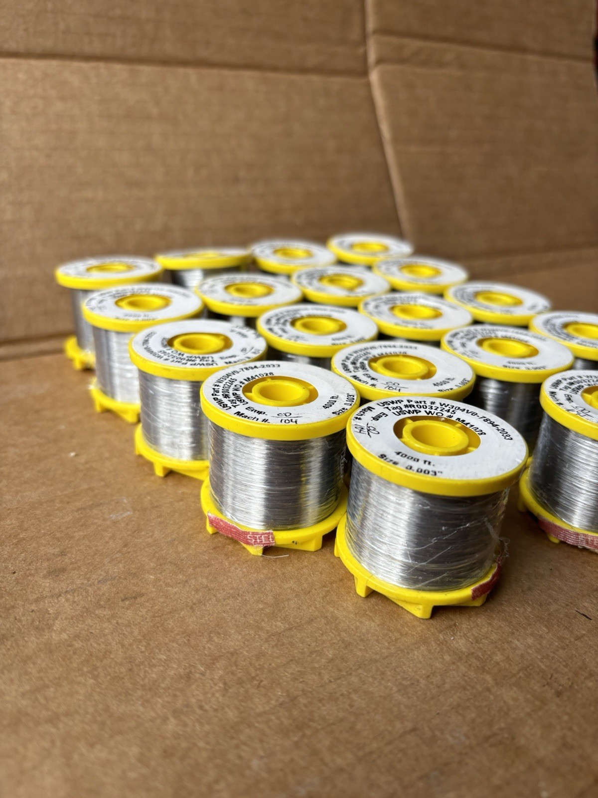 Ultra-Fine Stainless Steel Wire #1– USWP PART#W304V0-7894-2033 / R0032245 4000FT