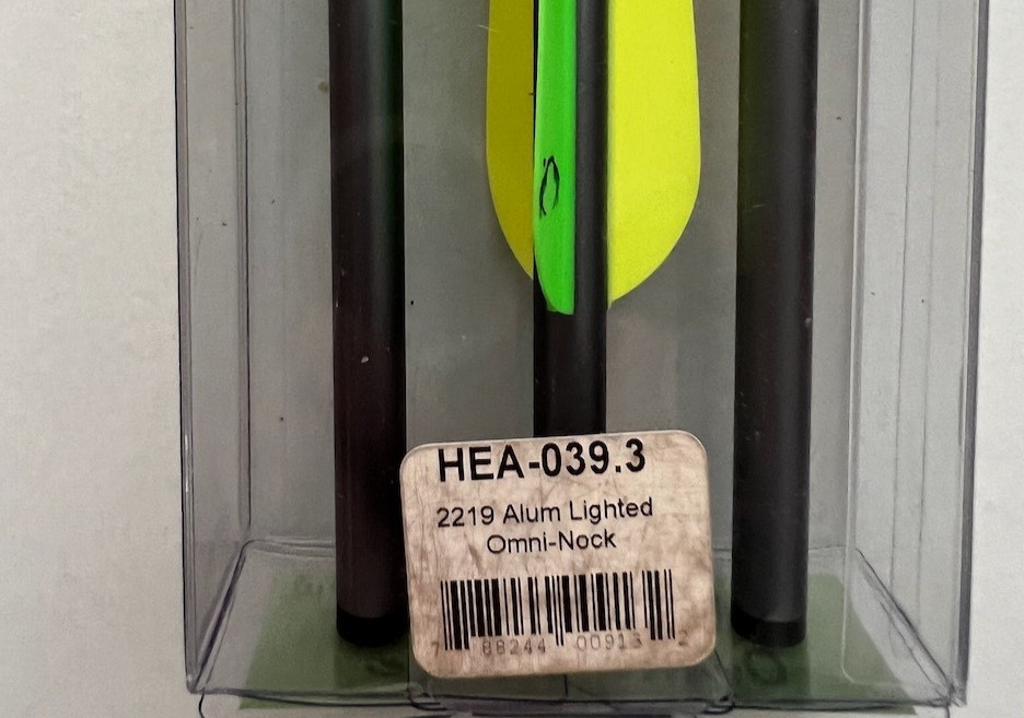 TENPOINT 20 inch AluminumCrossbowArrows XX75Magnum w/ OMNI-BRITE LIGHTED NOCKS