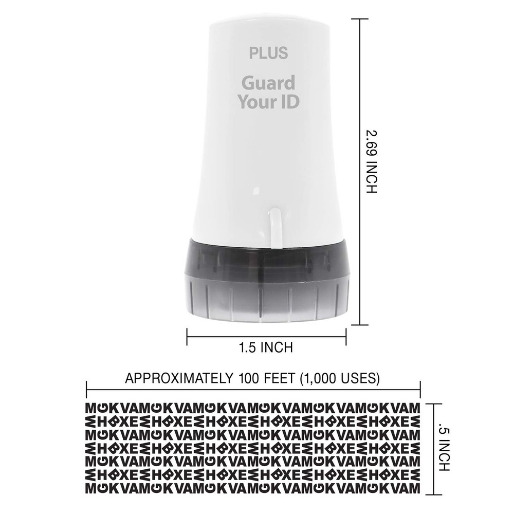 Guard Your ID Advanced 2.0 Roller Identity Privacy Regular 3-Pack, White