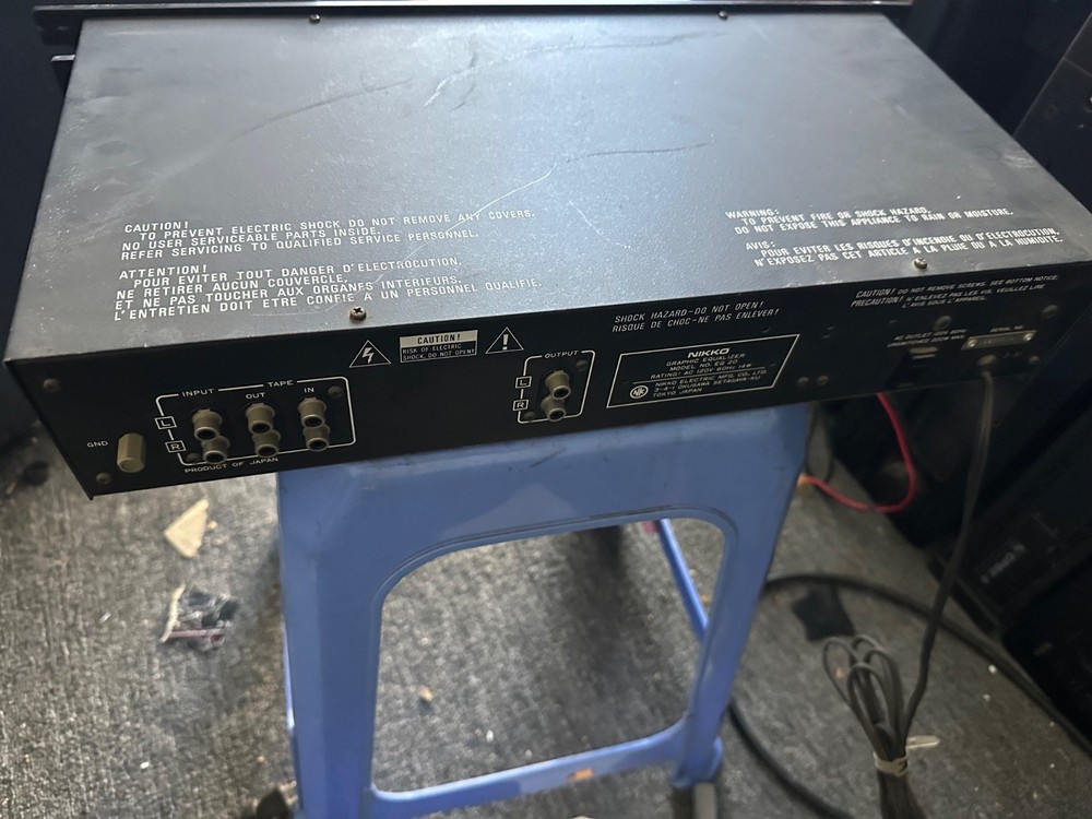 WORKING NIKKO GRAFFIC EQUALIZER EQ-20