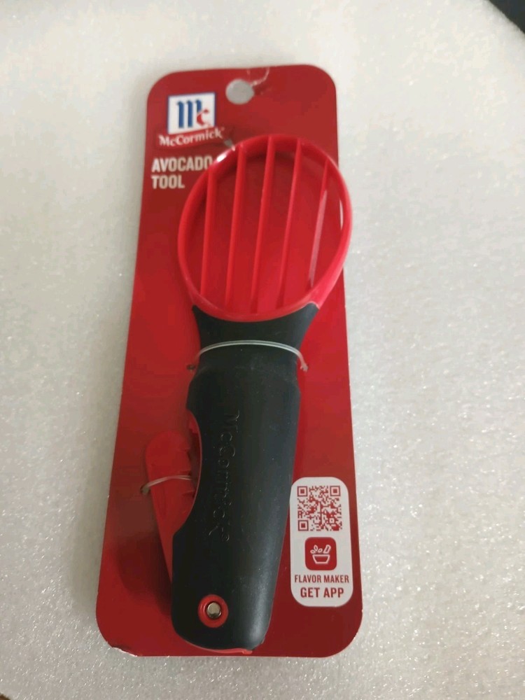 2 PACK McCormick 3 in 1 Avocado Cutting Knife Kitchen Tool Sure soft Grip Handle