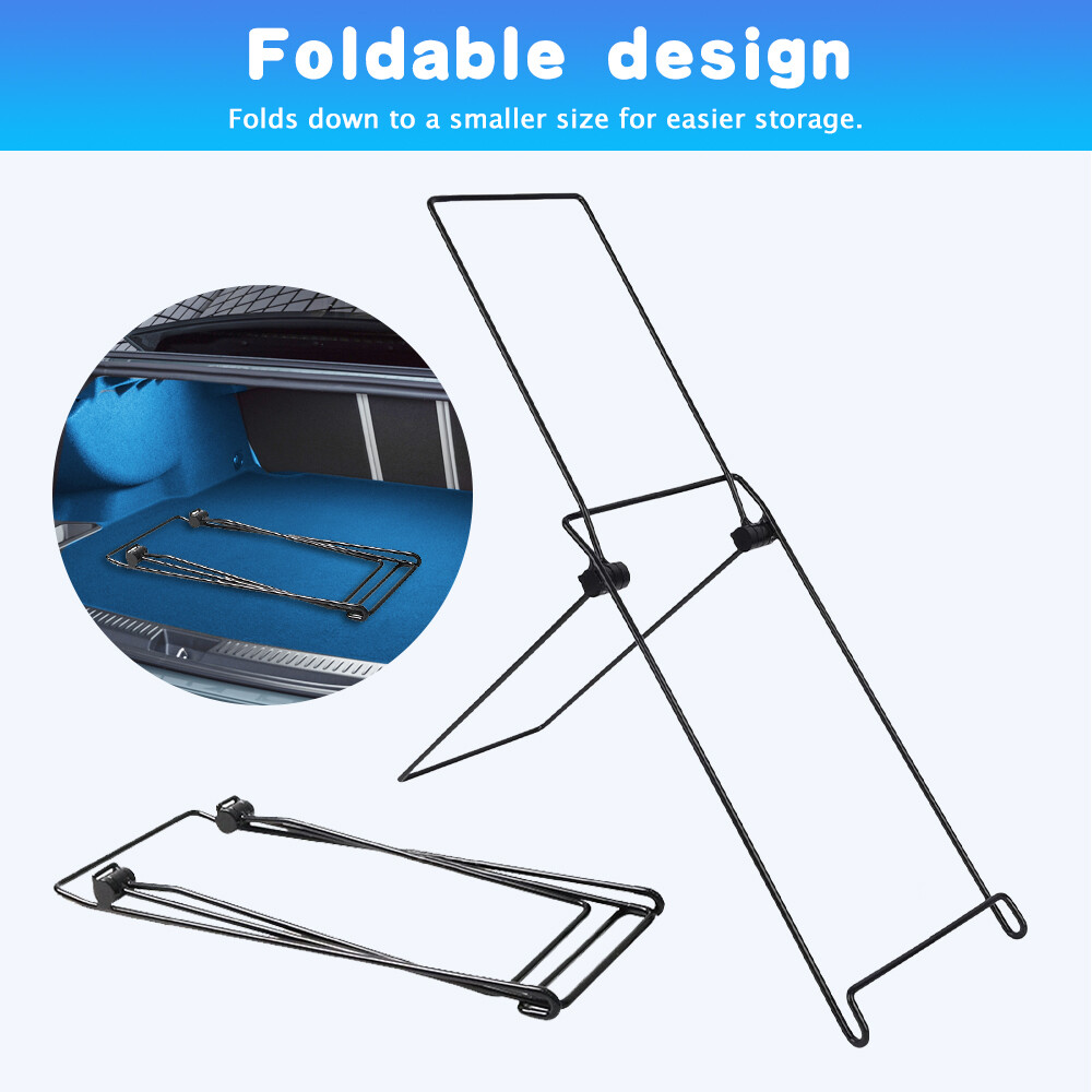 Pair Solar Panel Fixed Bracket Mount Portable Foldable Carbon Steel Bracket