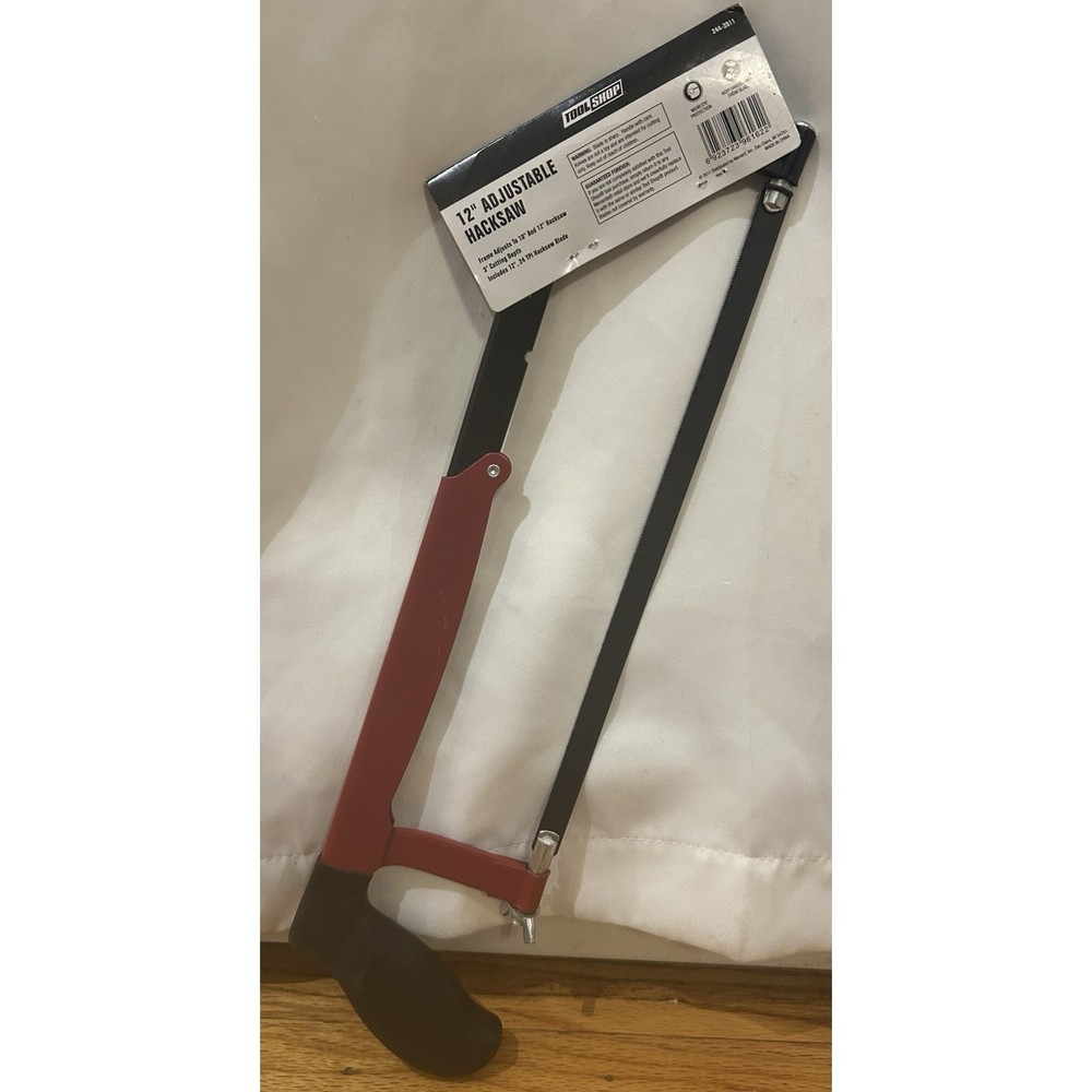 NIB Tool Shop 12" Adjustable Hacksaw