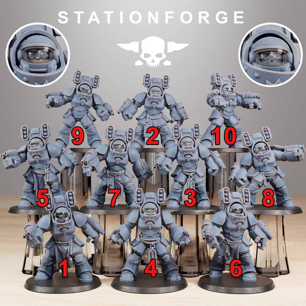 Socratis Support Vanguard Marines x6, Space Division, Stationforge