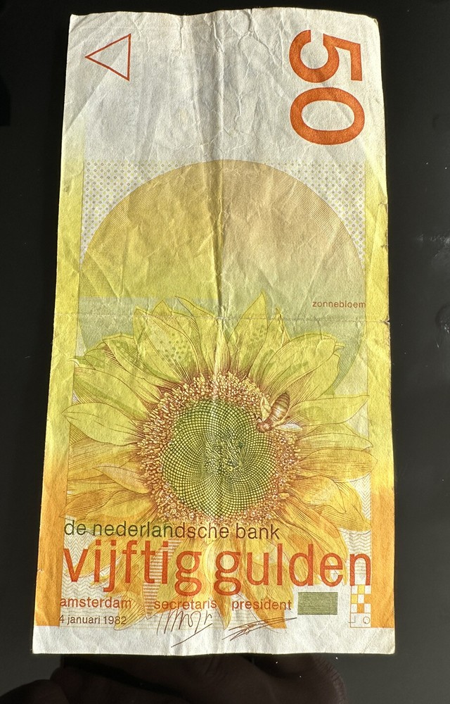 NETHERLANDS 50 GULDEN 1982