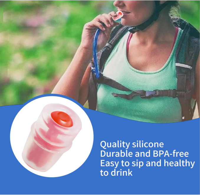 Bite Valve Replacement – 4-Pack for Hydration Bladders with Shutoff Valve O-Ring